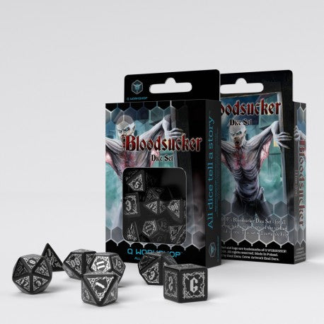 Set de dés - Suceur De Sang - Noir & Argent