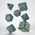 Set de dés - Arcade - Bleu & Jaune
