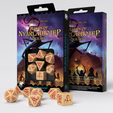 Set de dés - L'Appel De Cthulhu - Les Masques De Nyarlathotep