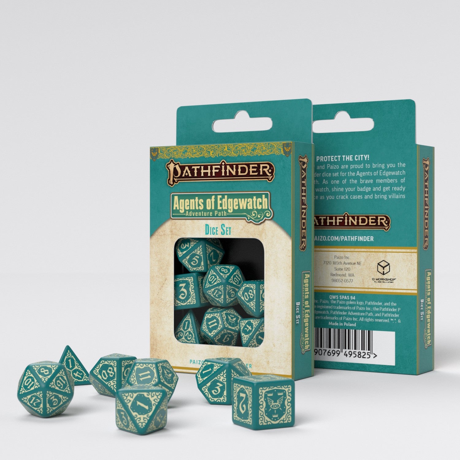 Set de dés - Pathfinder - Les Agents D'Edgewatch