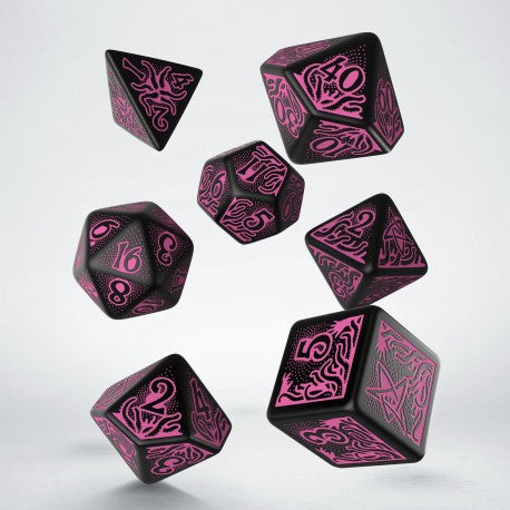 Set de dés - L'Appel De Cthulhu - 7E Édition Noir & Magenta