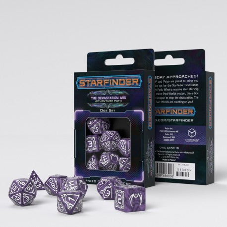 Set de dés - Starfinder - Arche De La Désolation - Accessoire pour Jeux de Rôle - Starfinder Arche De La Désolation - NEUF