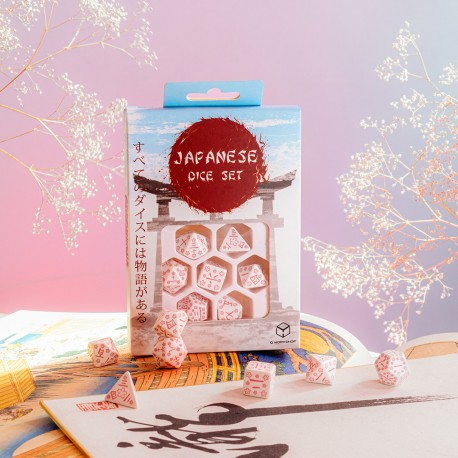 Set de dés - Japonais - Pétales De Fleurs De Cerisier