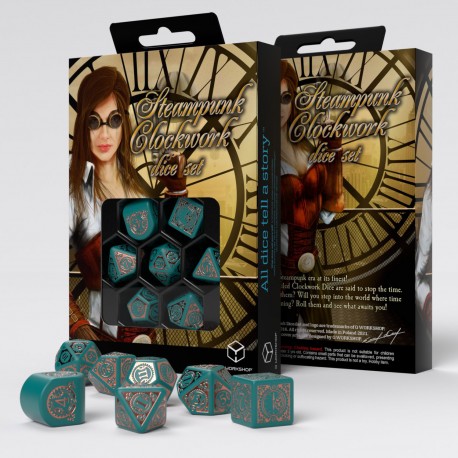 Set de dés - Engrenages Steampunk - Équipement De Navigation Moderne