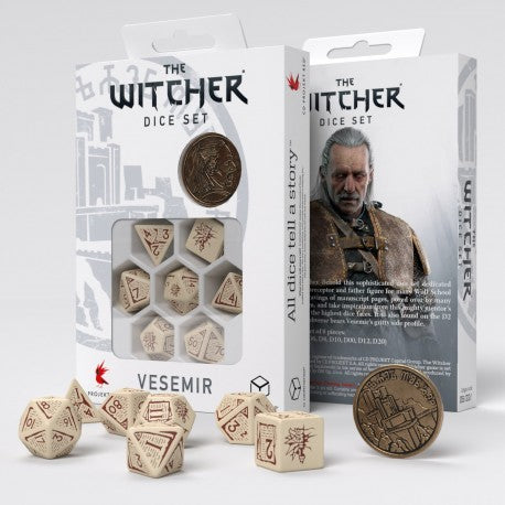 Set de dés - The Witcher - Vesemir, Le Vieux Loup