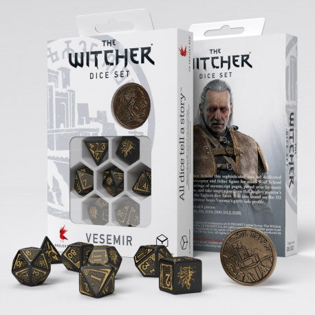 Set de dés - The Witcher - Vesemir, Maître Épéiste