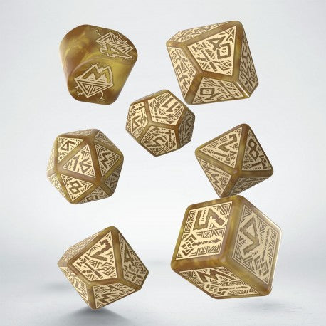 Set de dés - Nains - Or