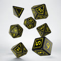Set de dés - Runique - Noir & Jaune