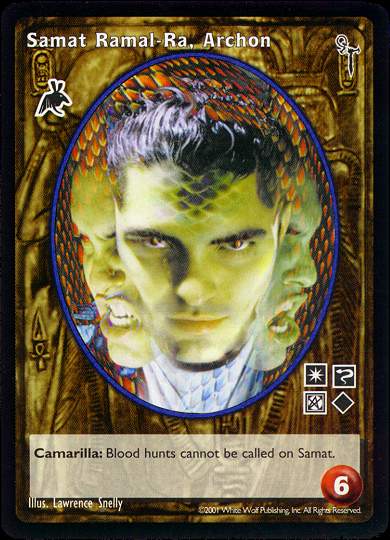 Samat Ramal-Ra, Archon [FN set] - VTES CCG