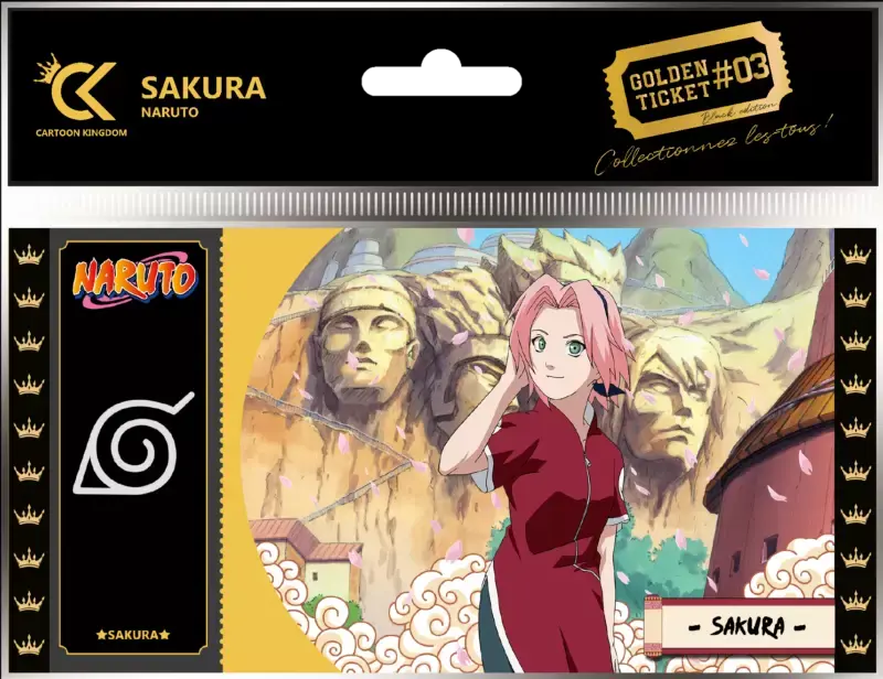 Ticket d'Or numéroté [Naruto] Sakura