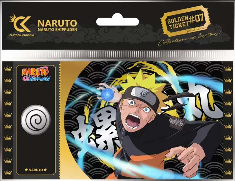 Ticket d'Or numéroté [Naruto Shippuden] Naruto