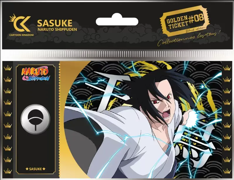 Ticket d'Or numéroté [Naruto Shippuden] Sasuke