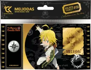 Ticket d'Or numéroté [The Seven Deadly Sins] Meliodas