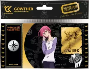 Ticket d'Or numéroté [The Seven Deadly Sins] Gowther