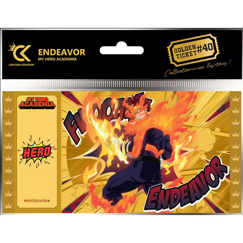 Ticket d'Or [My Hero Academia] Endeavor