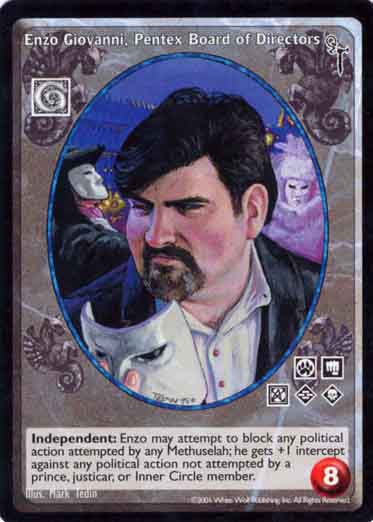 Enzo Giovanni, Pentex Board of Directors [FN set] - VTES CCG