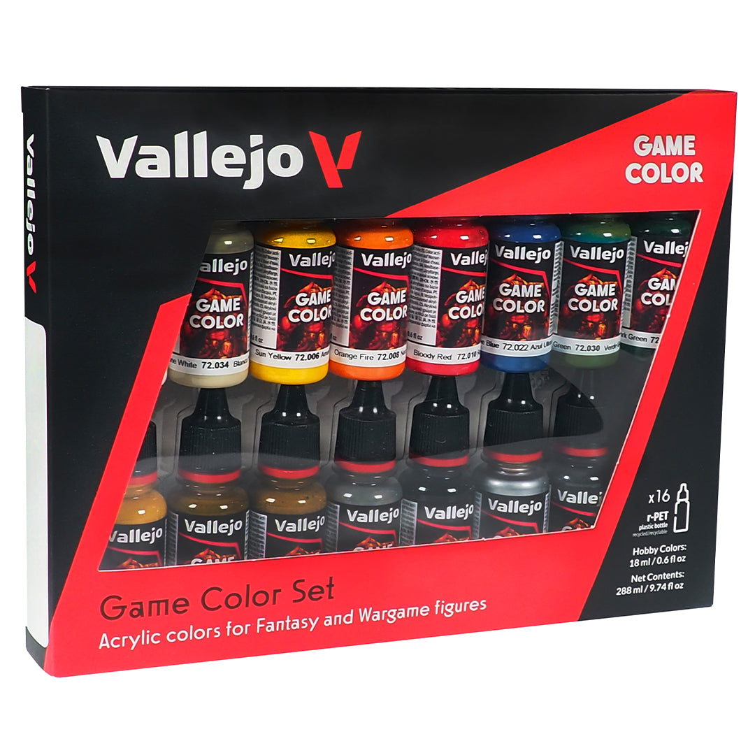 Kit de 16 peintures pour Modélisme Figurines