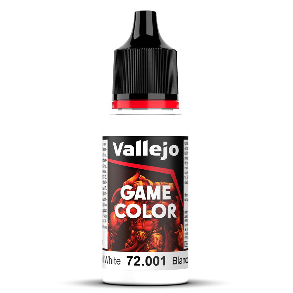 Peinture acrylique Vallejo Game Color - flacon 18 ml - Blanc Squelette - Dead White