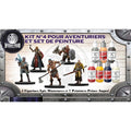 Figurines JdR + peintures - Kit Aventuriers N°4
