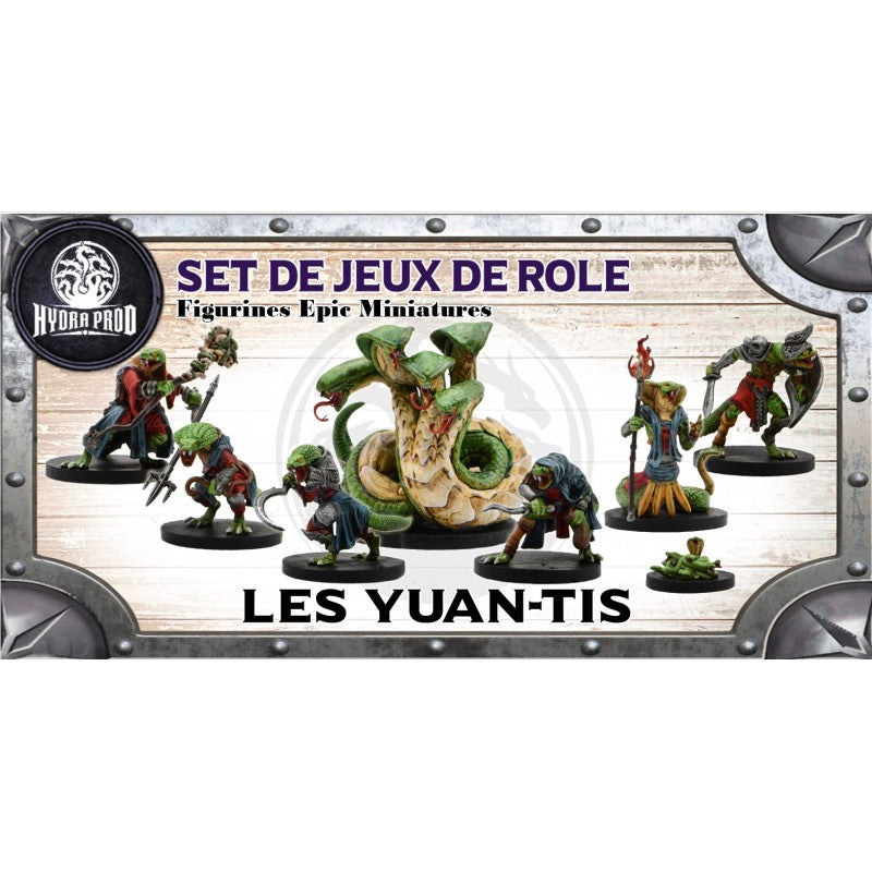 Figurines JdR à peindre - Les Yuan-Tis
