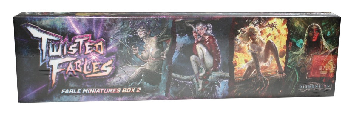 4 figurines Twisted Fables à peindre - Box 2