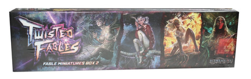 4 figurines Twisted Fables à peindre - Box 2
