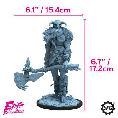 Figurine Cavernes du Géant du Givre à peindre