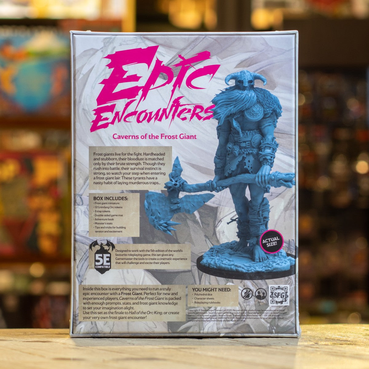 Figurine Cavernes du Géant du Givre à peindre