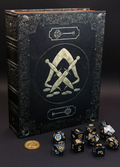 Coffret-Livre de 10 dés: thème Voleur (Scoundrels) - Dice Tomes