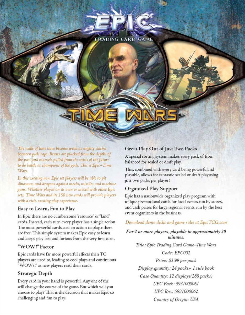 Display Time Wars - Epic TCG (EN)