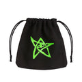 Pochette à dés: motif "Pentacle vert" (BCTH102)