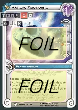 Anneau Fioutioure FOIL [Amakna 156/162 WAKFU]