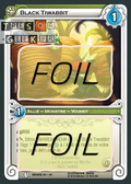 Black Tiwabbit FOIL [Amakna 65/162 WAKFU]