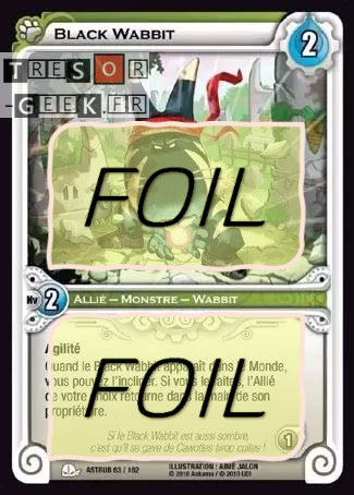 Black Wabbit FOIL [Astrub 63/162 WAKFU]