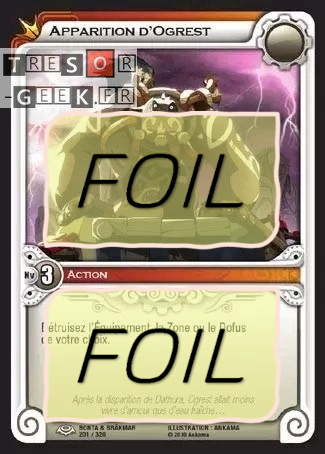Apparition d'Ogrest FOIL [Bonta & Brâkmar 201/320 WAKFU]