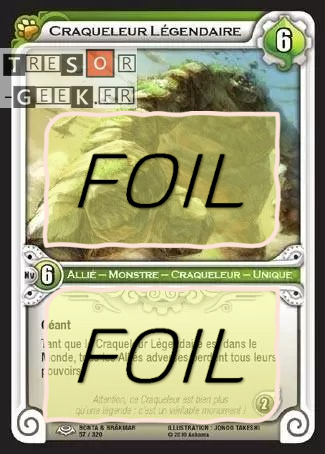 Craqueleur Légendaire FOIL [Bonta & Brâkmar 57/320 WAKFU]