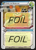 Épée de Rubilax FOIL [Bonta & Brâkmar 295/320 WAKFU]