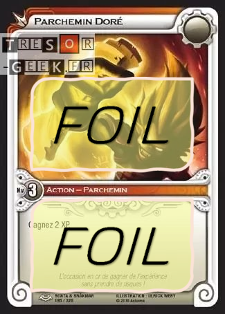 Parchemin Doré FOIL [Bonta & Brâkmar 195/320 WAKFU]