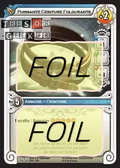 Puissante Ceinture Fulgurante FOIL [Bonta & Brâkmar 278/320 WAKFU]