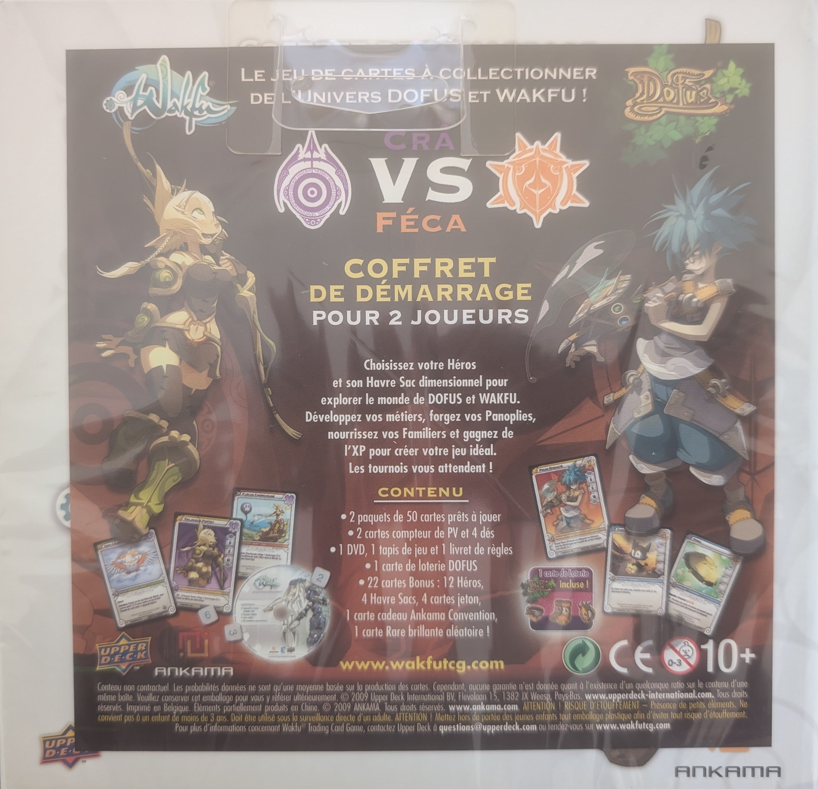 Coffret 2 decks Wakfu Incarnam - Crâ et Féca