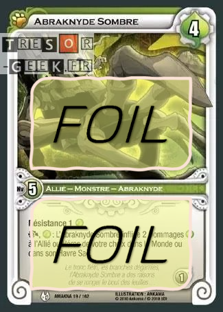 Abraknyde Sombre FOIL [Dofus Collection 13/100 WAKFU]