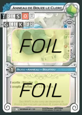 Anneau de Bouze le Clerc FOIL [Dofus Collection 79/100 WAKFU]