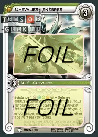 Chevalier Ténèbres FOIL [Dofus Collection 72/100 WAKFU]