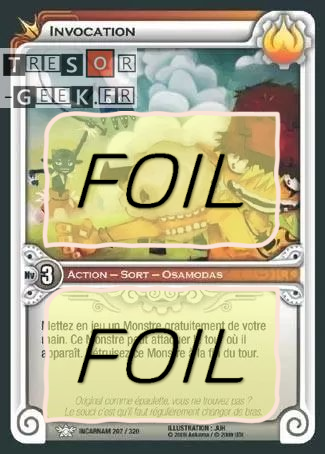 Invocation FOIL [Incarnam 207/320 WAKFU]