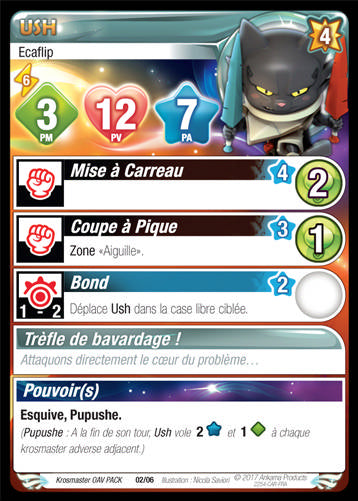 Ush avec épée orange et marron [Krosmaster]