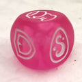 Dé transparent rose [Dé spécial Krosmaster]