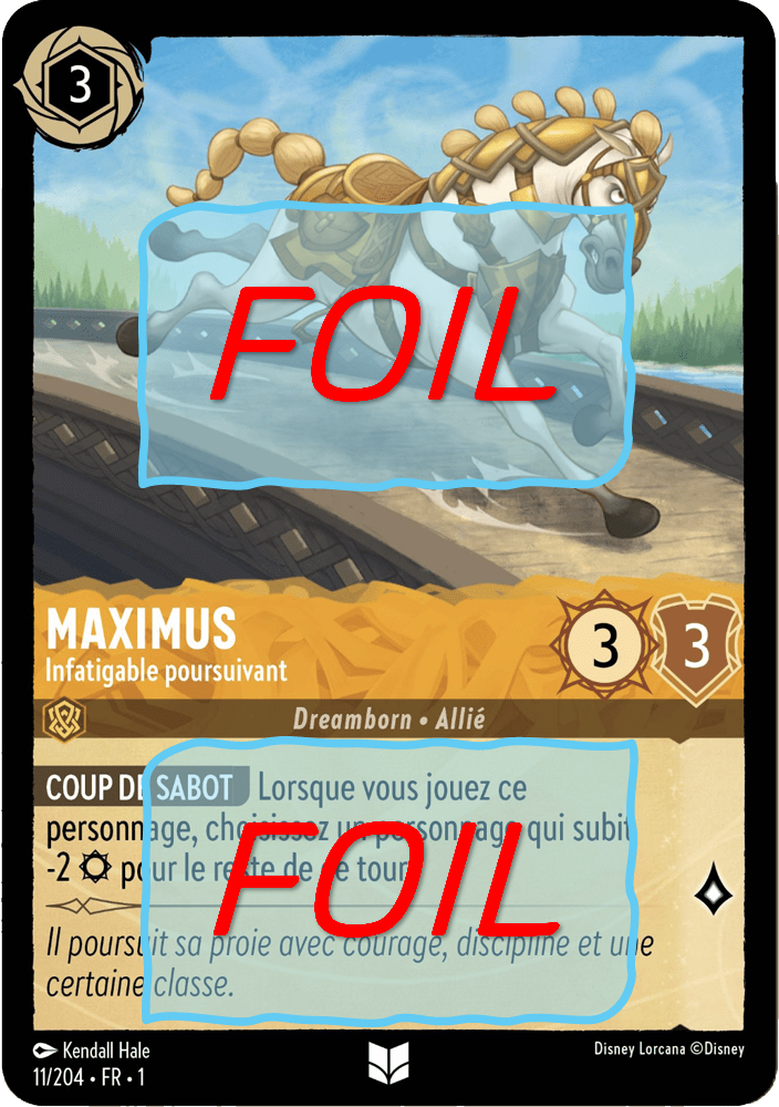 Maximus - Infatigable poursuivant FOIL [11/204 FR 1]