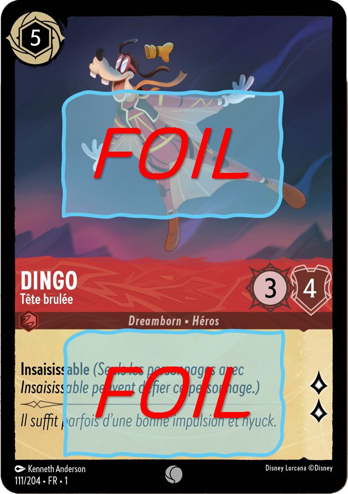 Dingo - Tête brulée FOIL [111/204 FR 1]