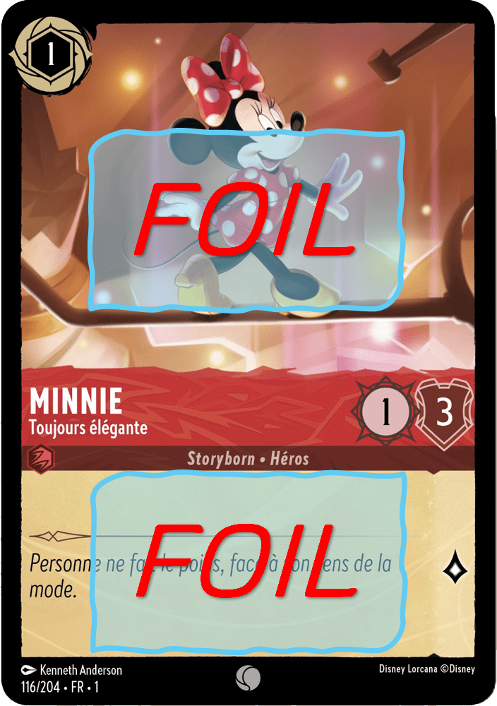 Minnie Mouse - Toujours élégante FOIL [116/204 FR 1]