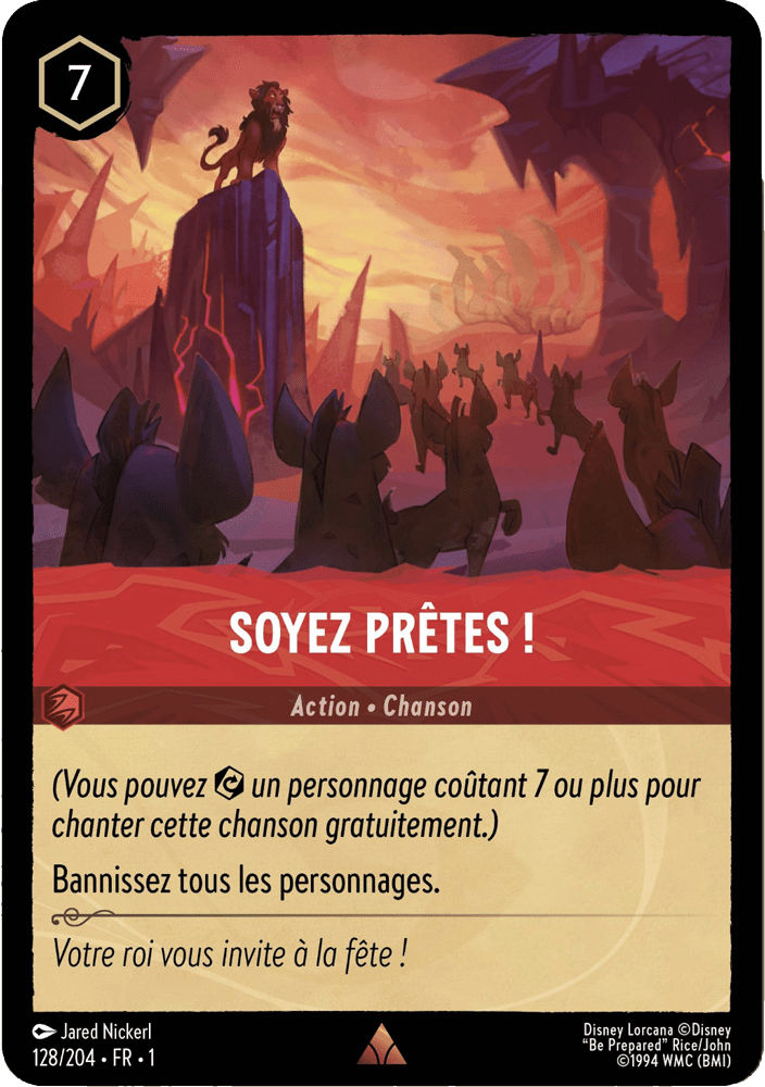 Soyez prêtes ! 128/204 - Lorcana S1 FR